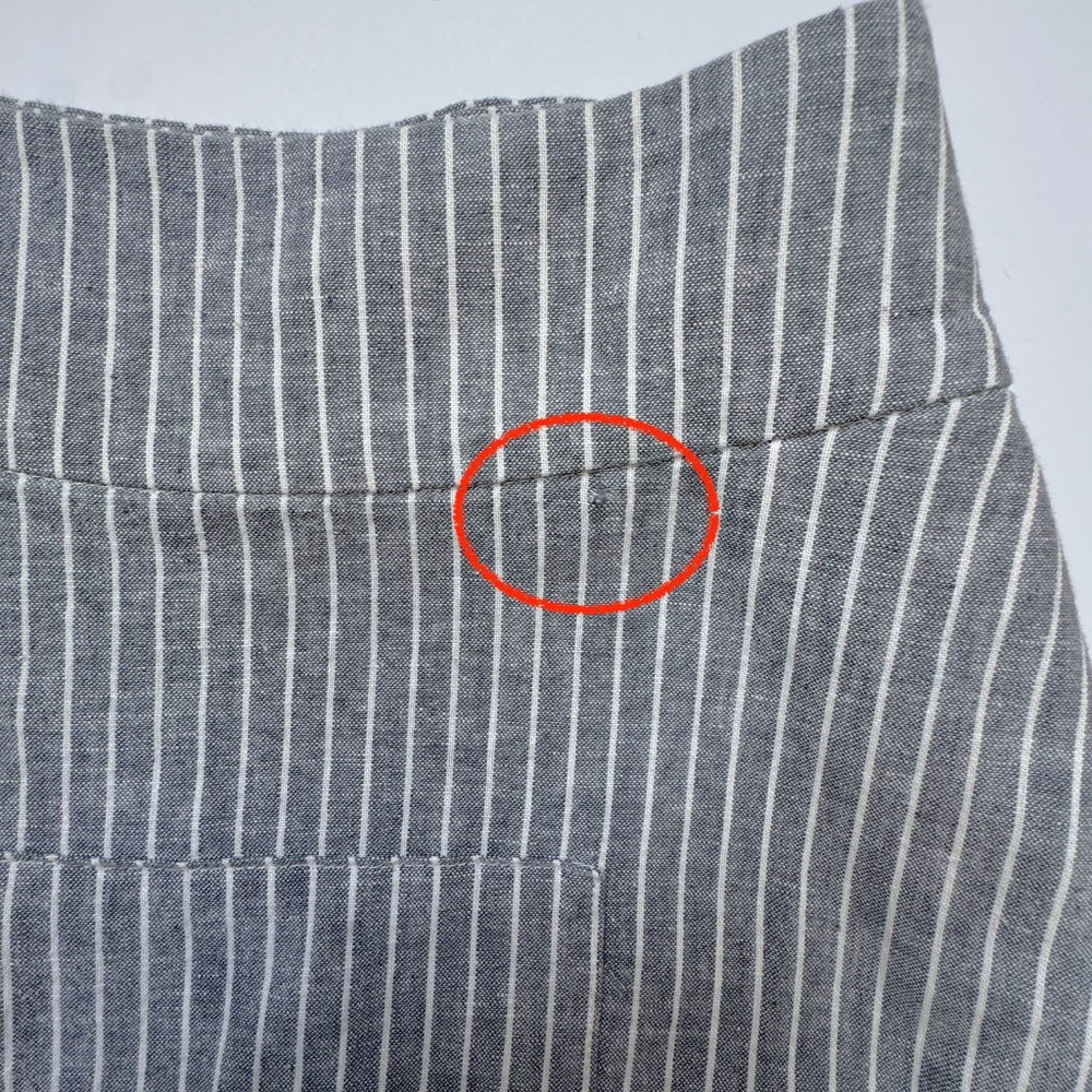 2018 J.W. Anderson x Uniqlo Women Linen Cotton Long Flare Skirt - Grey - Size 2 - Picture 3 of 6